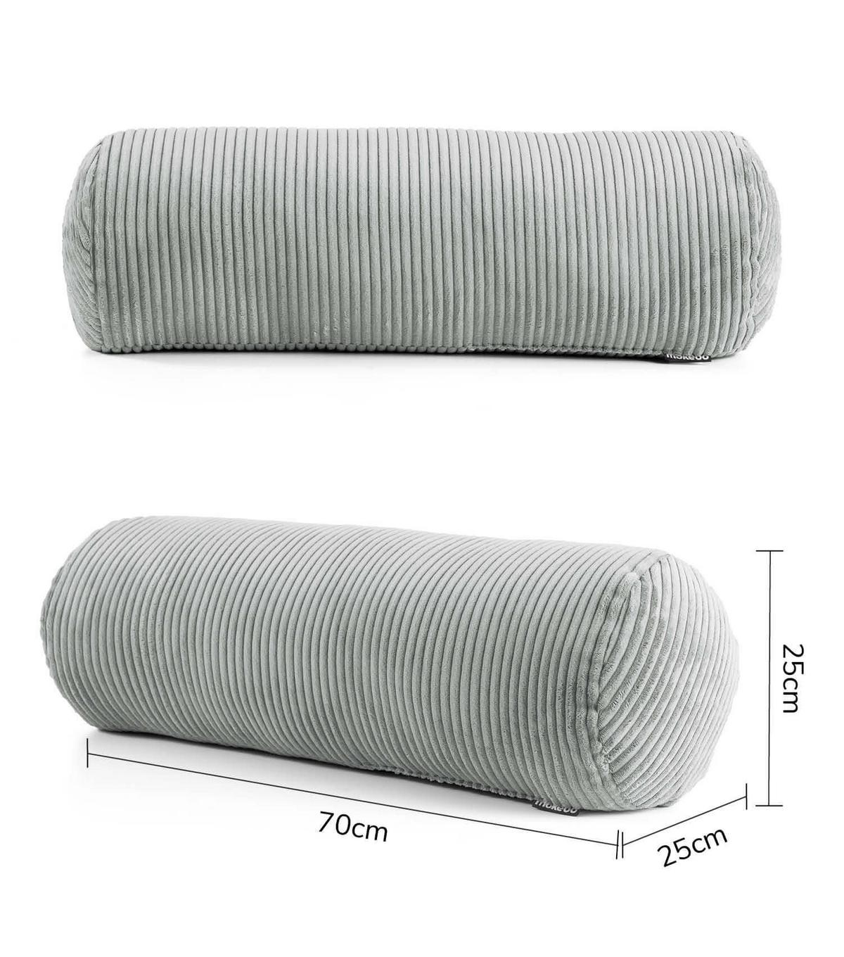 XXL NACKENROLLE Der Powernap - Grau, Textil (25/70cm) - Mokebo