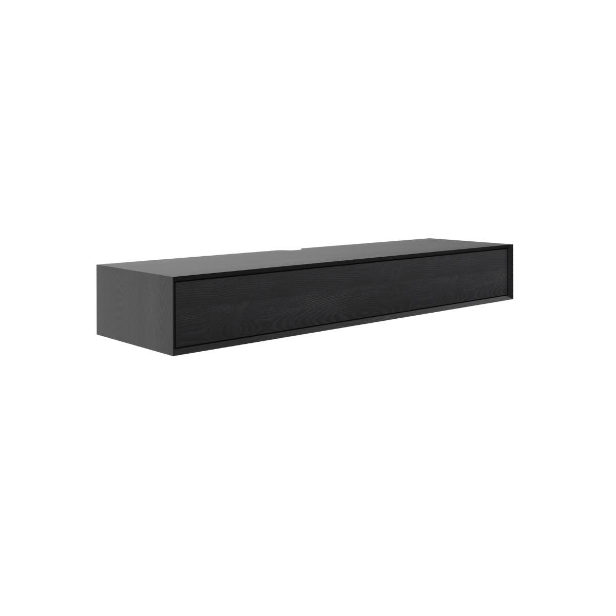 SIDEBOARD mit 1 Klappe 22/160/43 cm - Eichefarben, Holzwerkstoff (160/22/43cm) - Calicosy