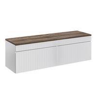WASCHTISCHUNTERSCHRANK 160cm Zelie Weiß - Weiß, Holzwerkstoff (160/48/46cm) - Petits-meubles