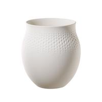 VASE Manufacture Collier Blanc 18 cm - Weiß, Keramik (17.5cm) - Villeroy & Boch