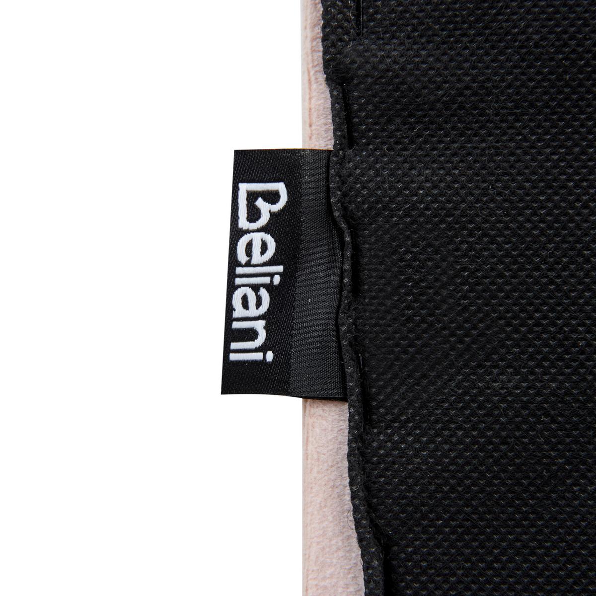 BETT mit Lattenrost 140/200 cm Pastellrosa Vincennes - Pink/Schwarz, Textil (140/200cm) - Beliani