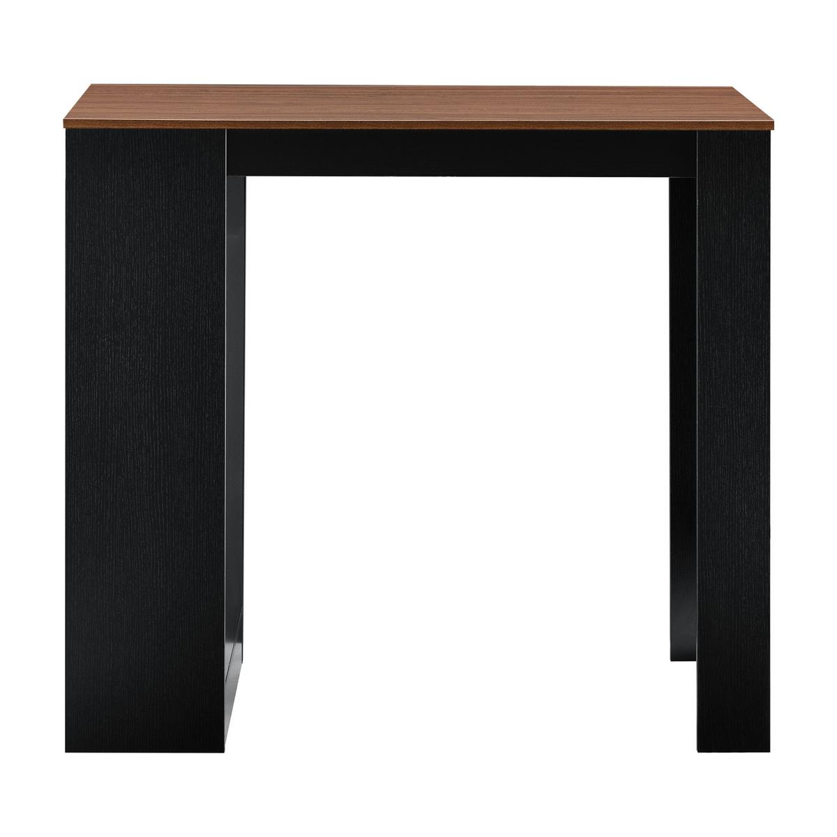 BARTISCH Kouvala - Schwarz, Holzwerkstoff (50/110/103cm) - [en.casa]