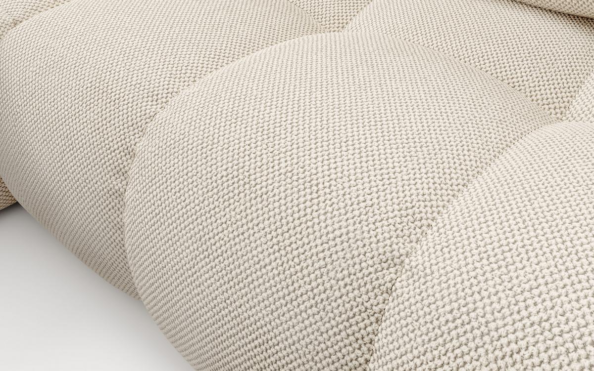 ECKSOFA L Form Hosio Beige 286/177/88 cm Links mit Schlaffunktion - Beige/Schwarz, Kunststoff/Textil (177/286cm) - AX Living