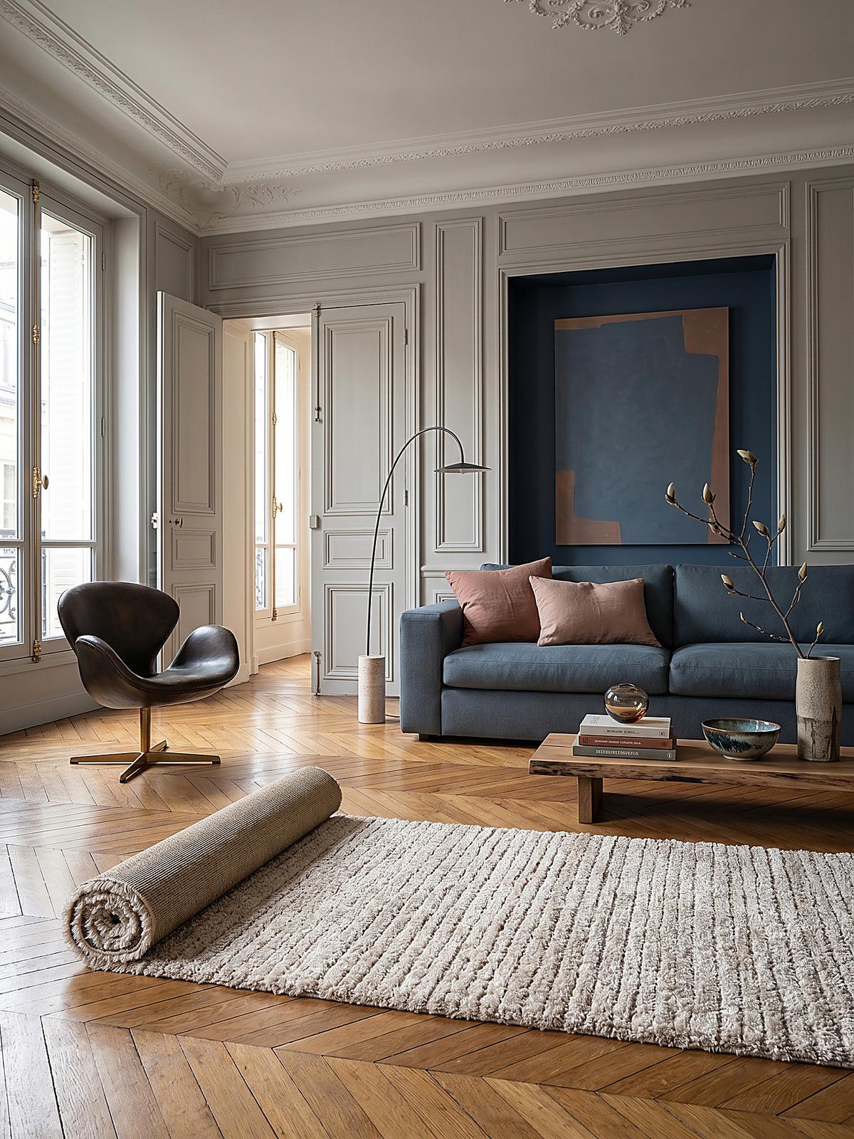 TEPPICHLÄUFER Streifen ATRIO Polypropylen Beige 80 x 150 cm - Beige, Textil (80/150cm) - KADIMA DESIGN