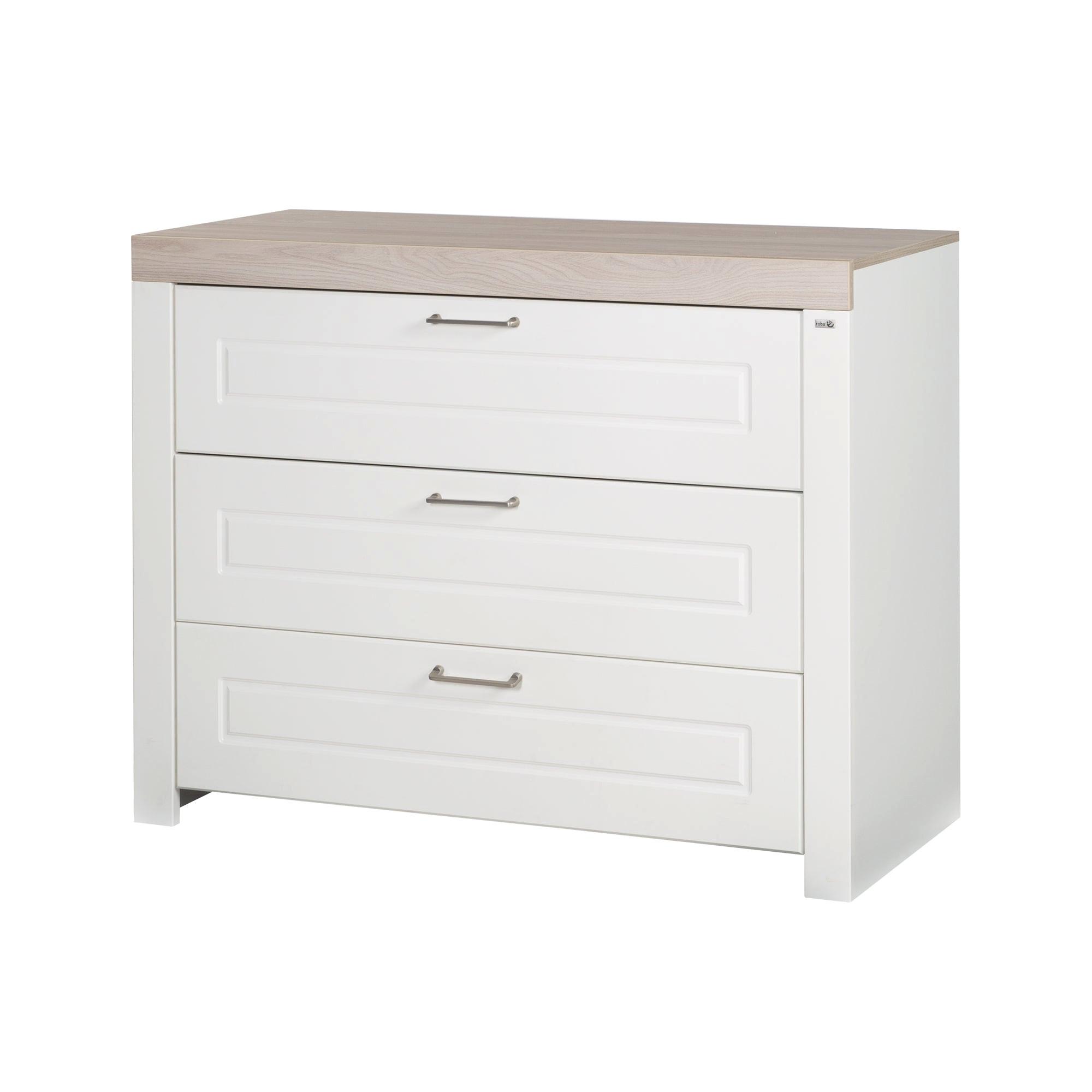 KINDER-KOMMODE Felicia - Weiß, Holzwerkstoff/Metall (117/90/45.5cm) - Roba