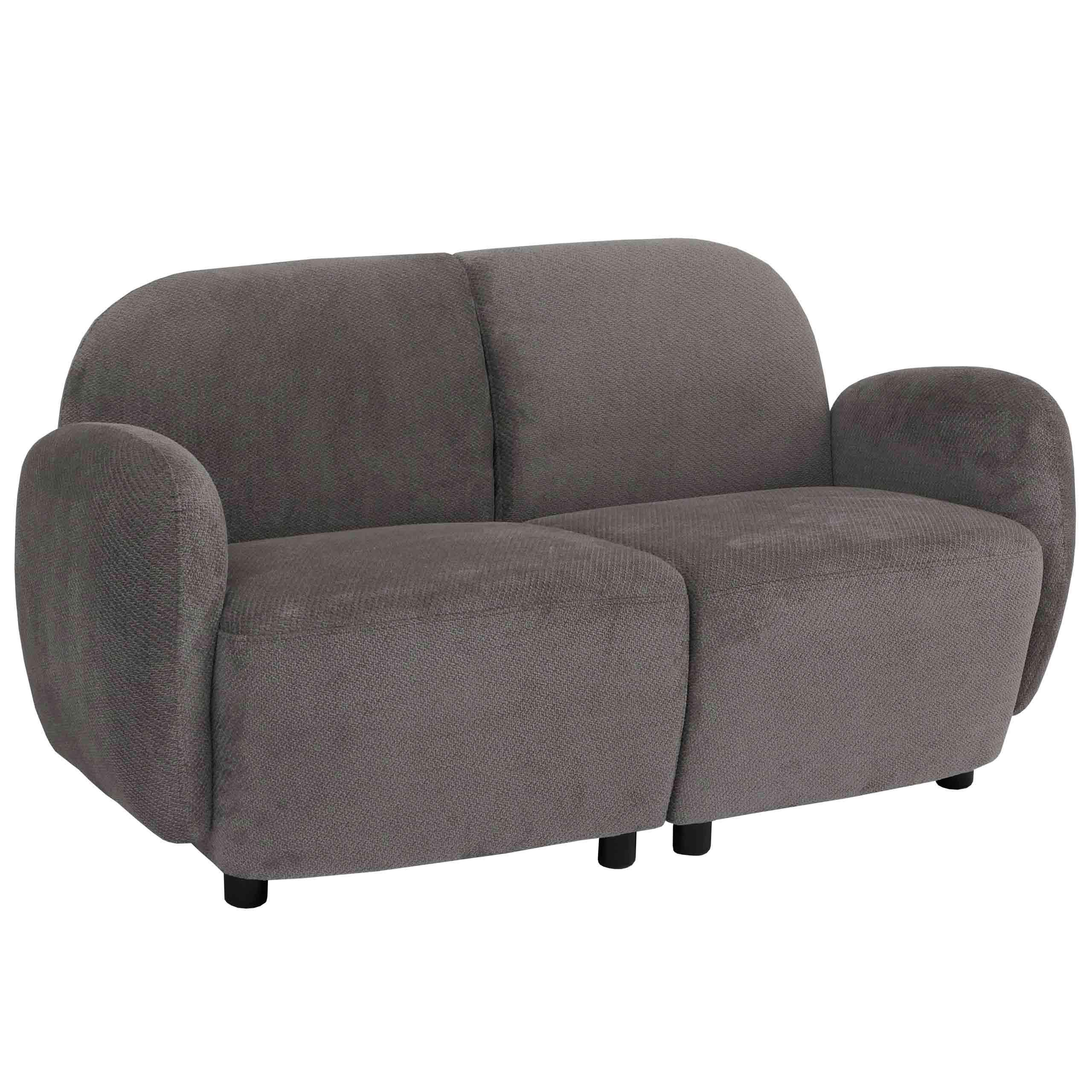2ER-SOFA Cremeweiß - Creme, Textil (148/77/79cm) - MCW