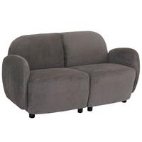 2ER-SOFA Cremeweiß - Creme, Textil (148/77/79cm) - MCW