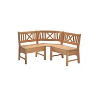 ECKBANK Deborah 135 x 135 x 87 Massivholz Buche lackiert - Buchefarben, Holz (135/135cm) - 58aufmkessel