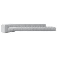 ECKSOFA modulares Sofa Tilmo-L3 - 581x194x70 cm Grau - Grau, Holzwerkstoff/Textil (581/194cm) - ALTDECOR