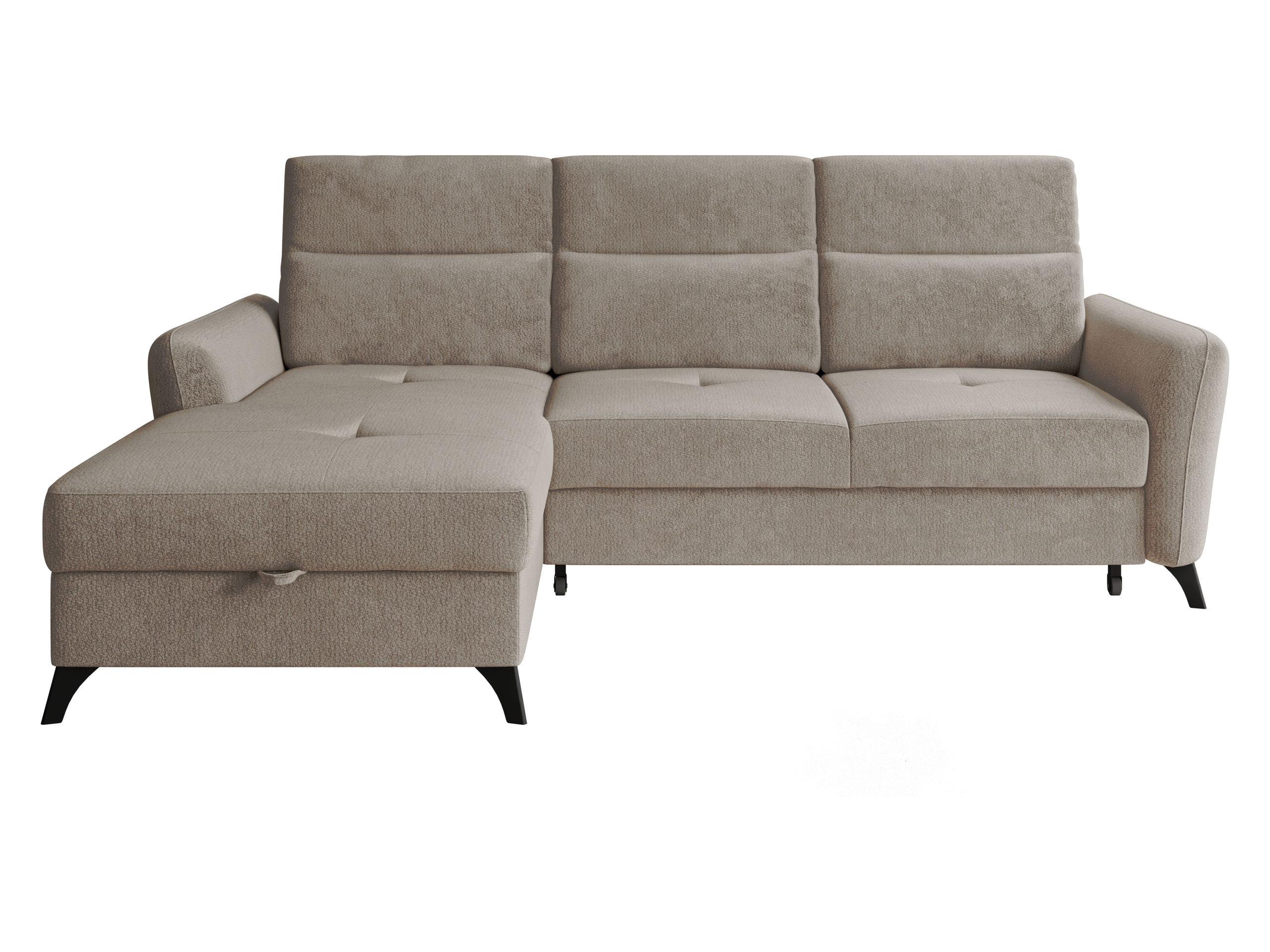 ECKSOFA Talia, Seite: Links LC-2R - Hellbraun/Schwarz, Holz/Kunststoff (238/167cm) - MIRJAN24