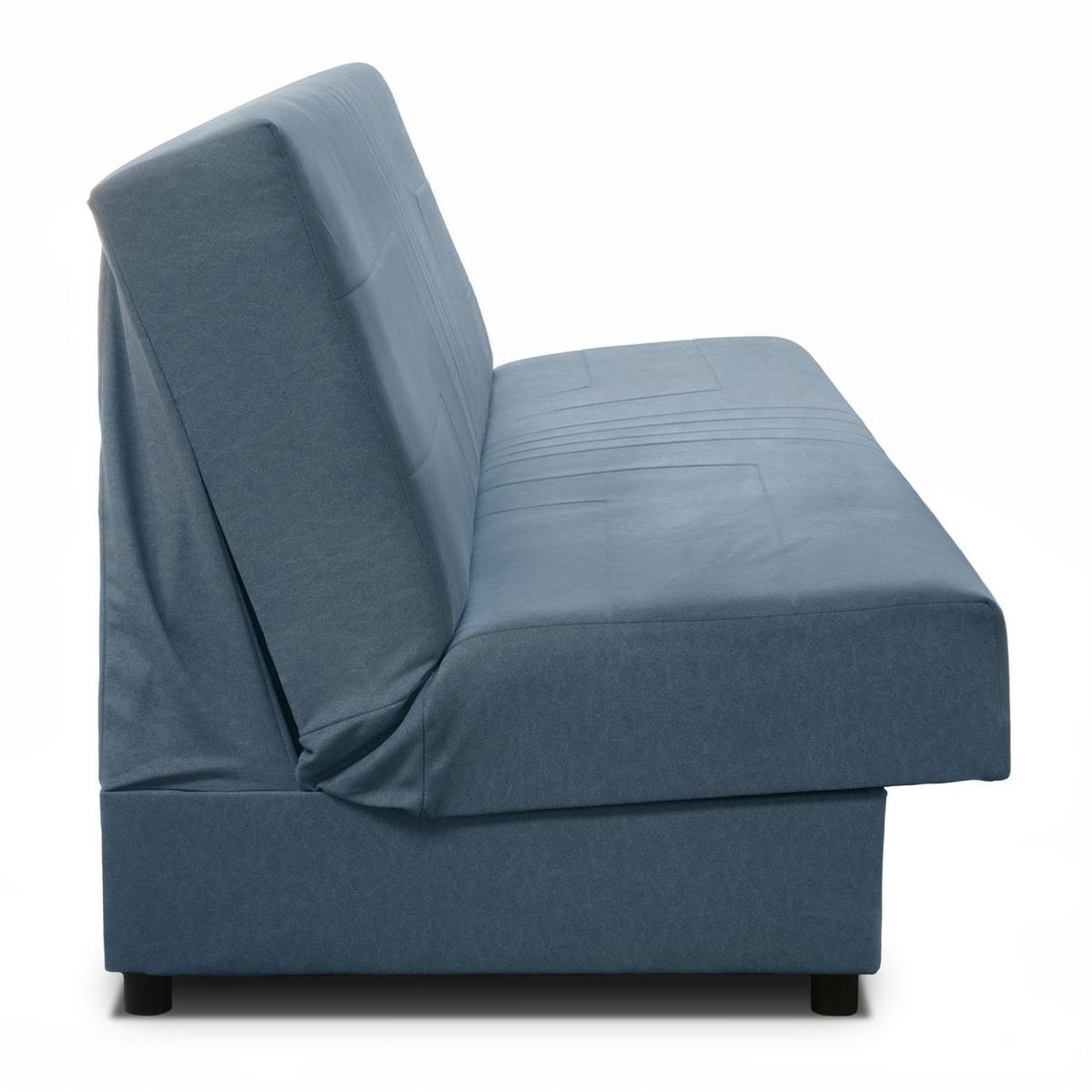SCHLAFSOFA VERO II mit Schlaffunktion Castel 74 - Blau, Textil (191/88/90cm) - Lookway