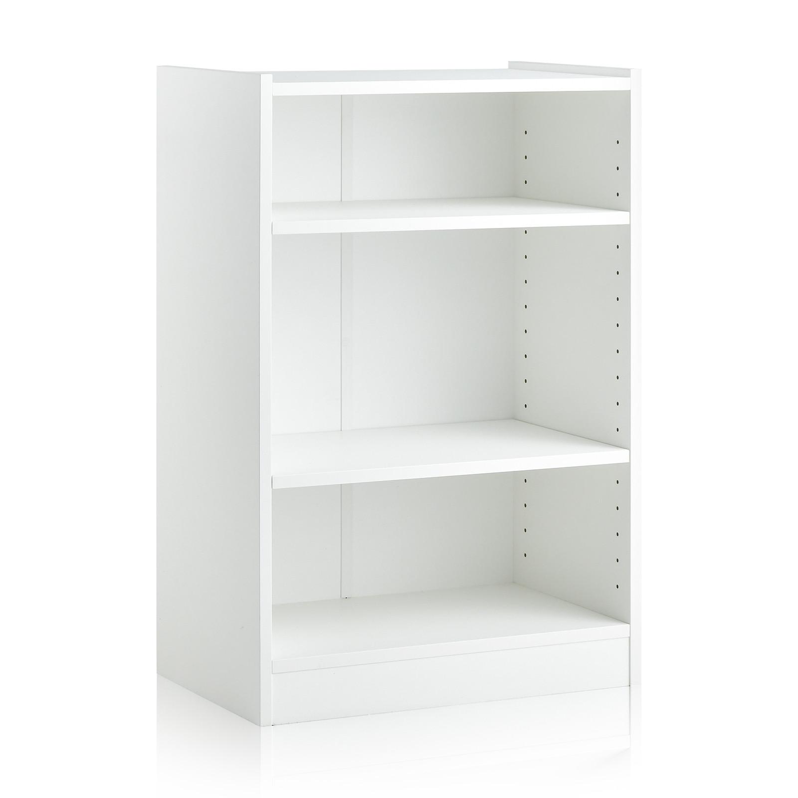 BÜCHERREGAL Weiß - Weiß, Holz (50/75/30cm) - COSTWAY