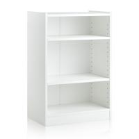 BÜCHERREGAL Weiß - Weiß, Holz (50/75/30cm) - COSTWAY