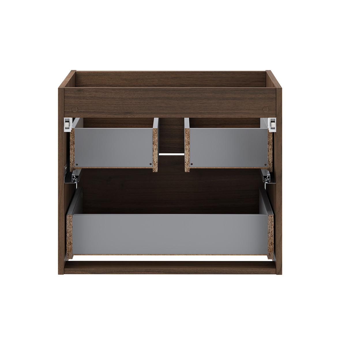 WASCHTISCH 61cm Edmé Holz - Braun, Holzwerkstoff (61/52/46cm) - Petits-meubles
