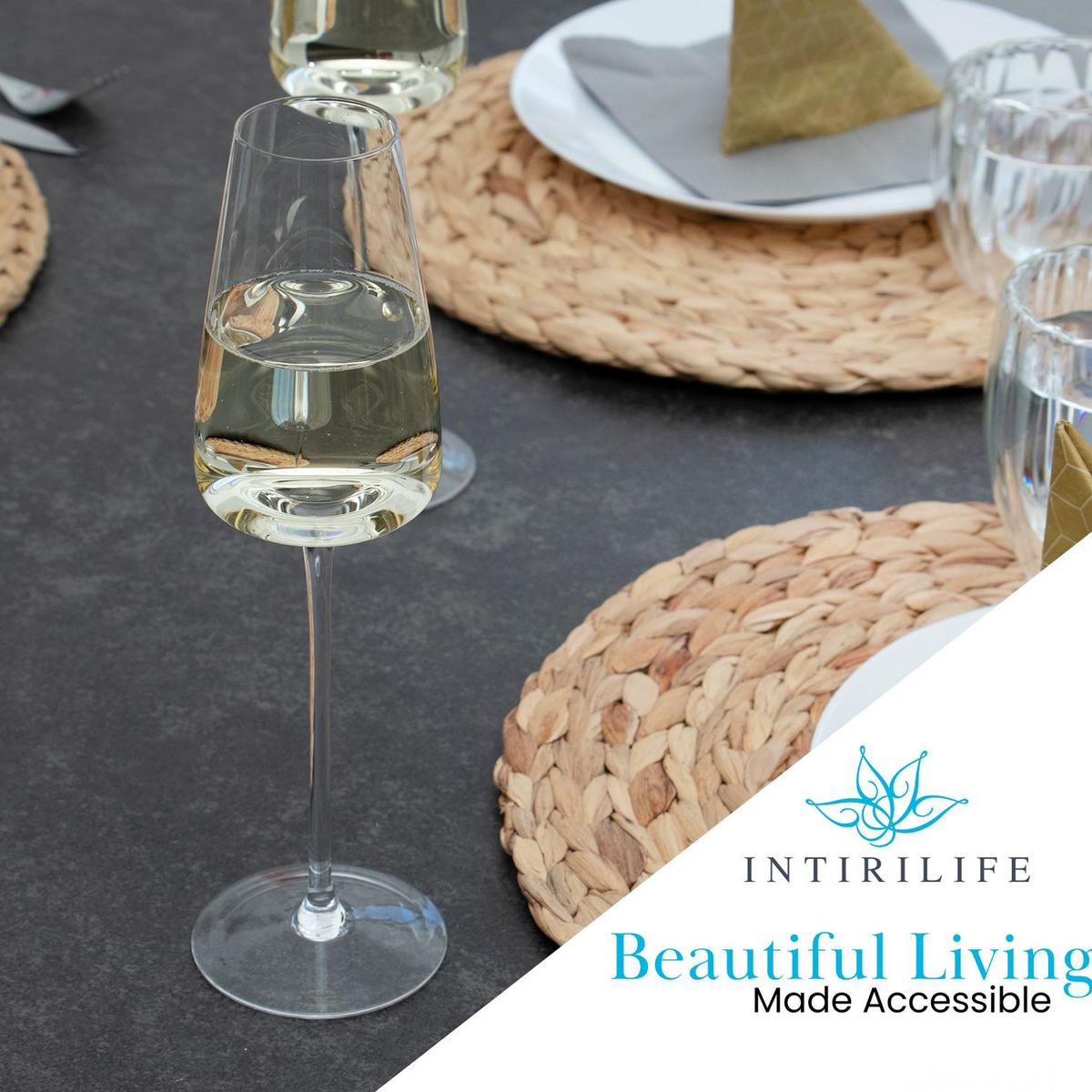 CHAMPAGNERGLÄSER 220 ml (6er-Set) - Transparent, Glas (0.2L) - Intirilife