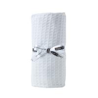 BABYDECKE Waffelpiqué 125/150 cm, Bio-Baumwolle - Weiß, Textil (125/150cm) - Homescapes