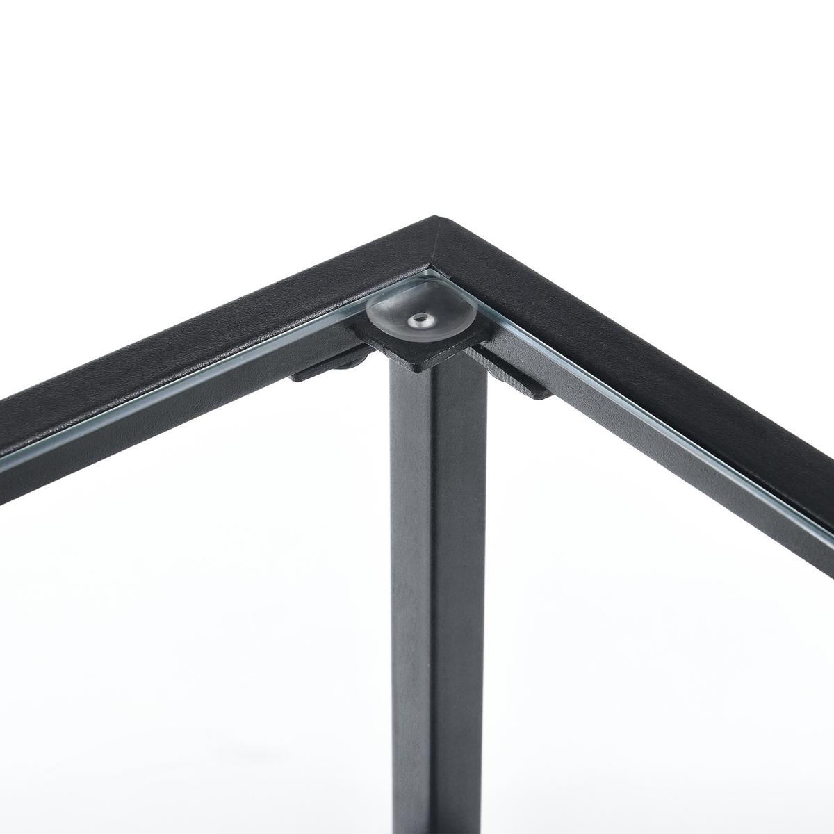 BEISTELLTISCH Norrtälje - Transparent, Glas (45/45/55cm) - [en.casa]