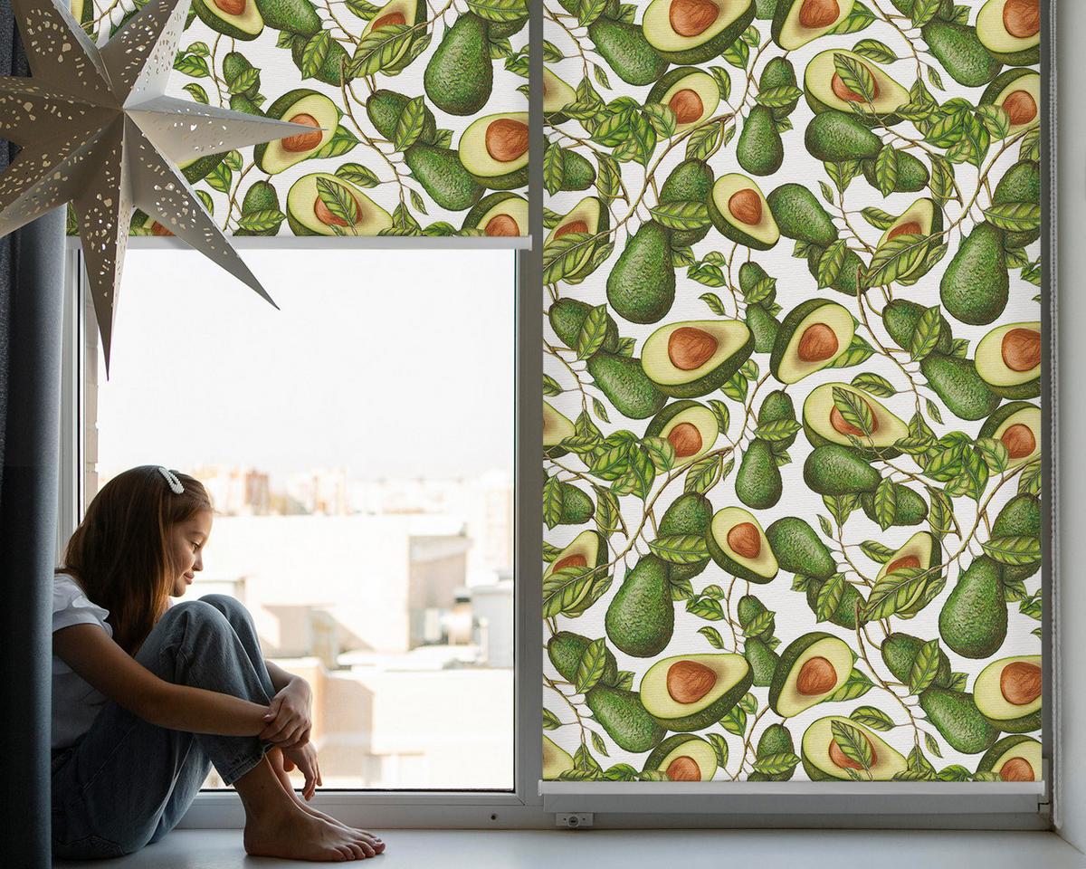 INNENROLLO - Fensterrollo - Rollo - 150x140 cm - Avocado - Grün, Kunststoff (150/140/0.5cm) - TULUP