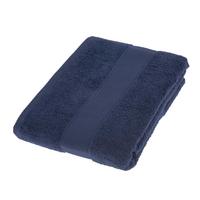 BADETUCH Essential dunkelblau 100/150 cm - Dunkelblau, Textil (100/150cm) - Homescapes