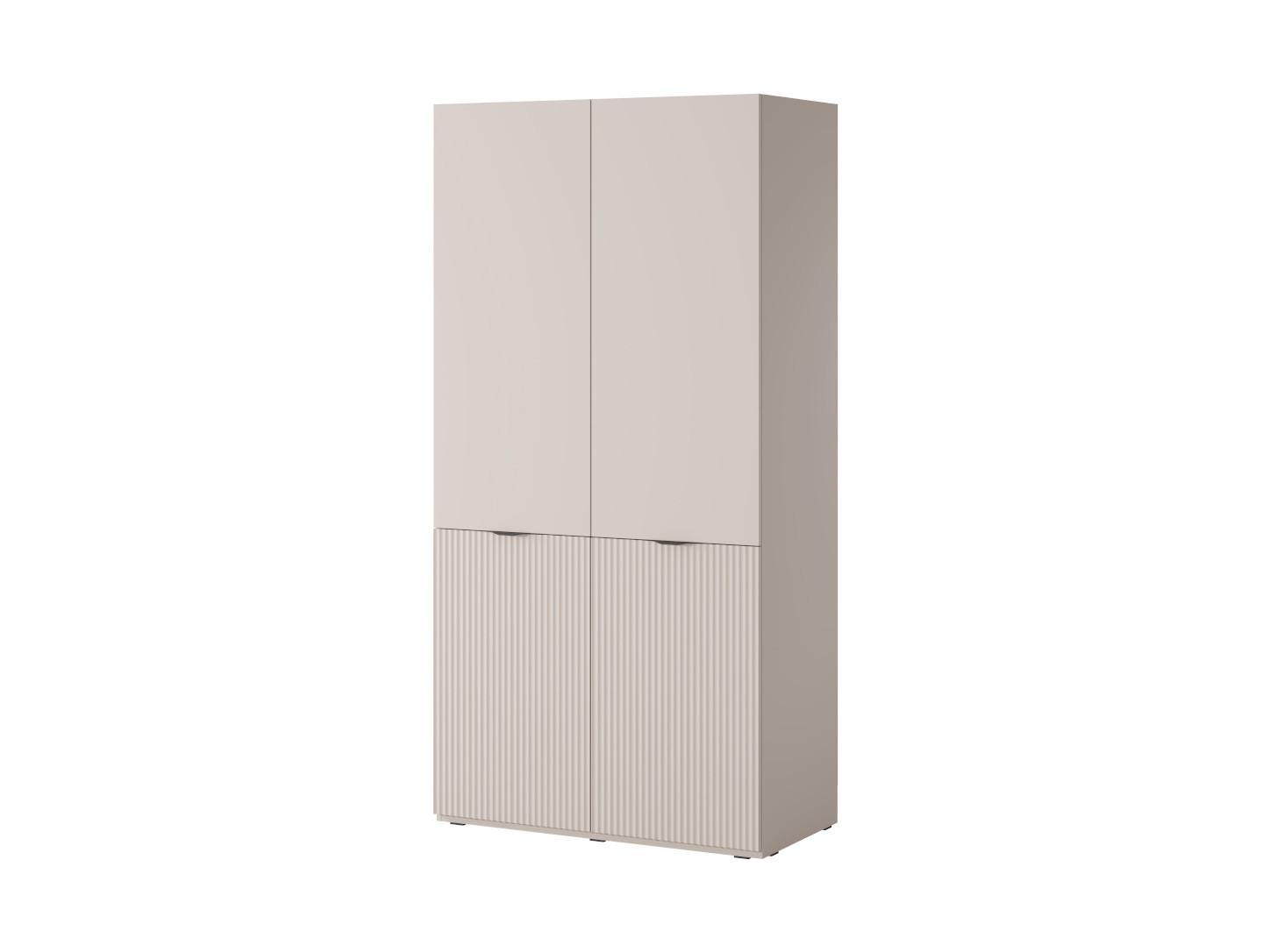 DREHTÜRENSCHRANK ATELIO 101/200/51 cm Modern Kleiderschrank 2-türig Kaschmir - Kaschmir, Holzwerkstoff (101/200/51cm) - MASSENO