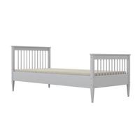 BETT 90/200 Emilia Weiß - Weiß, Holz (90/200cm) - Petits-meubles