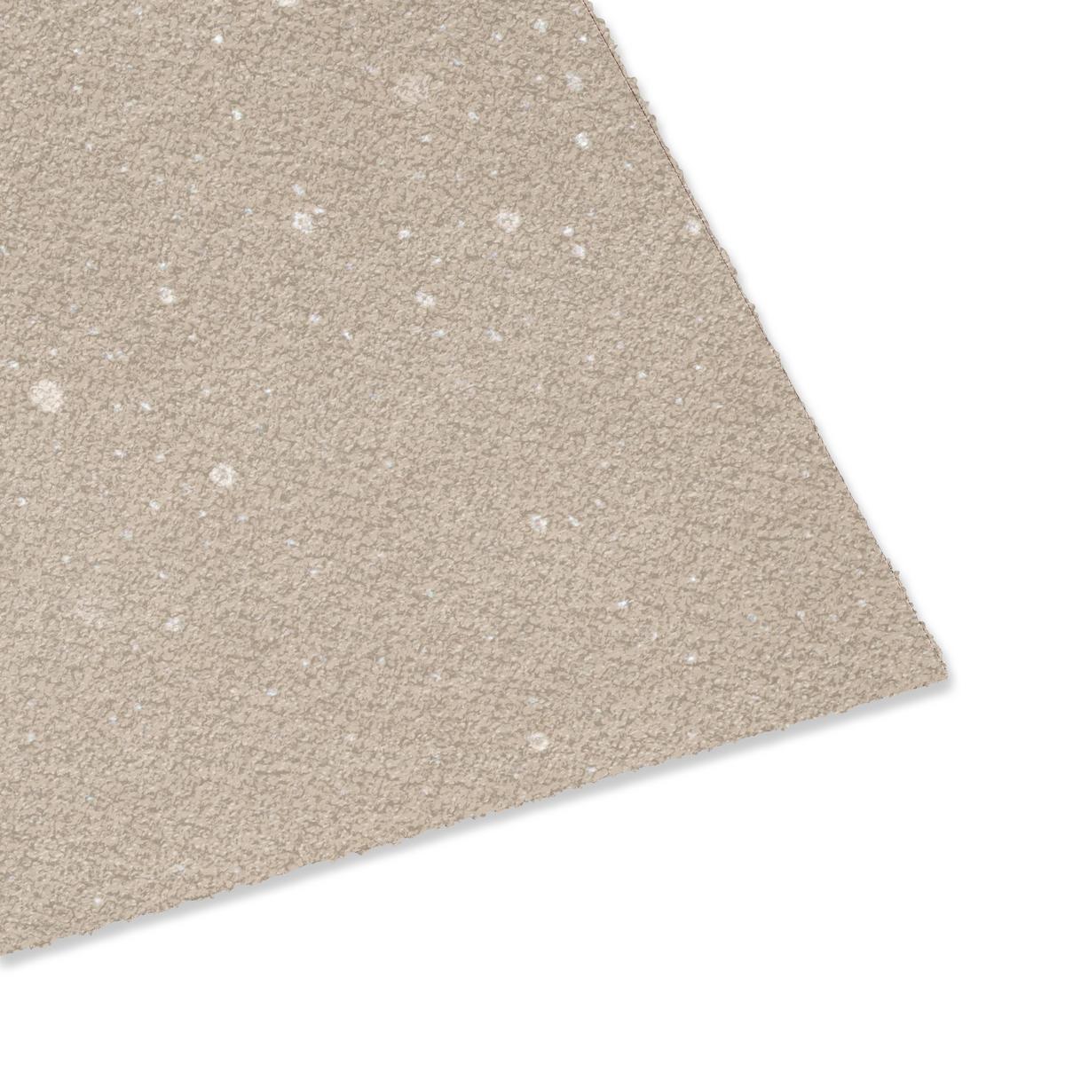 FUSSMATTE Wichtel - Weihnachten - Schnee - Zipfelmützen Türmatte 90x60 cm - Beige, Kunststoff (90/0.4cm) - MuchoWow