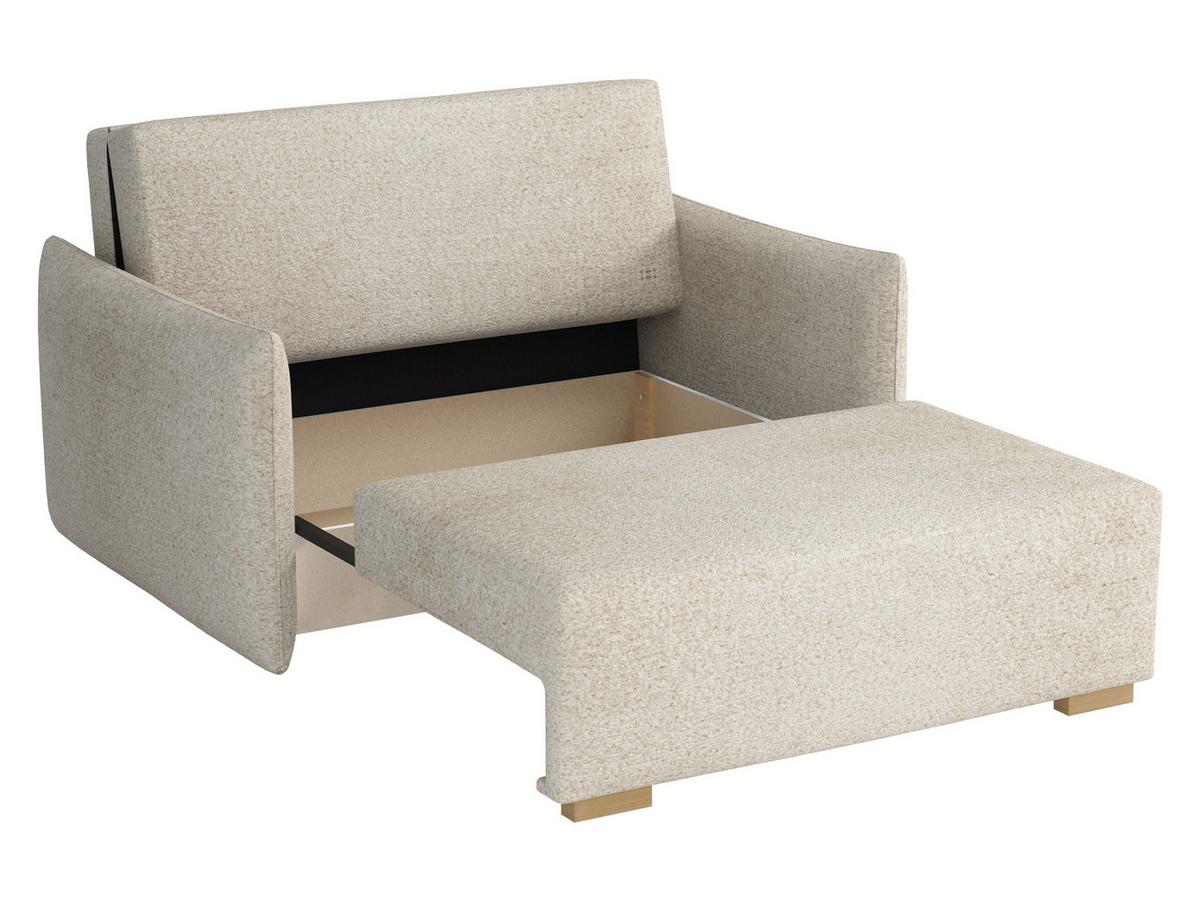 SCHLAFSOFA Viva Glov II - Bronzefarben/Naturfarben, Holz/Textil (134/85/98cm) - MIRJAN24