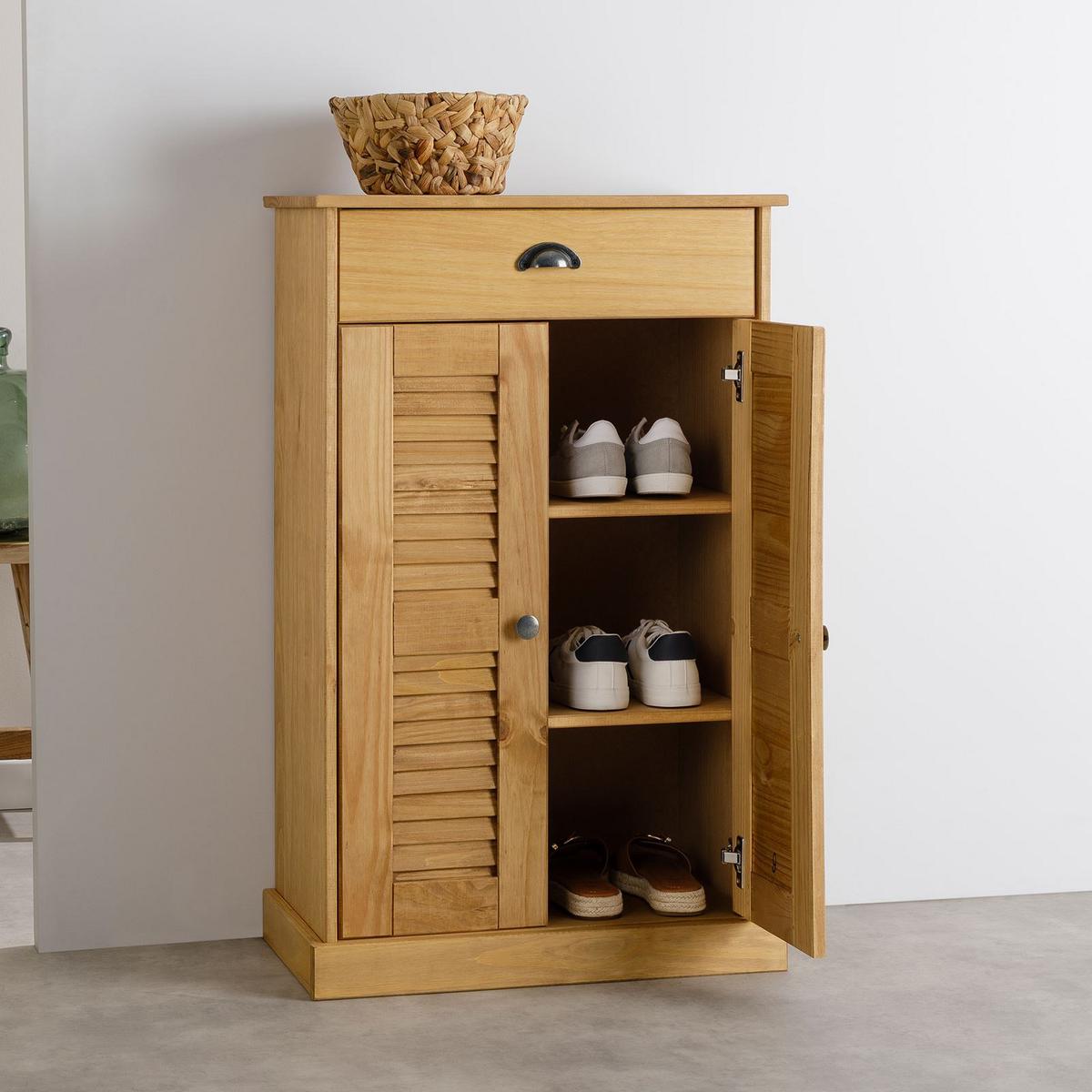 KOMMODE VENETA gebeizt/gewachst - Kieferfarben, Holz (60/96/35cm) - IDIMEX