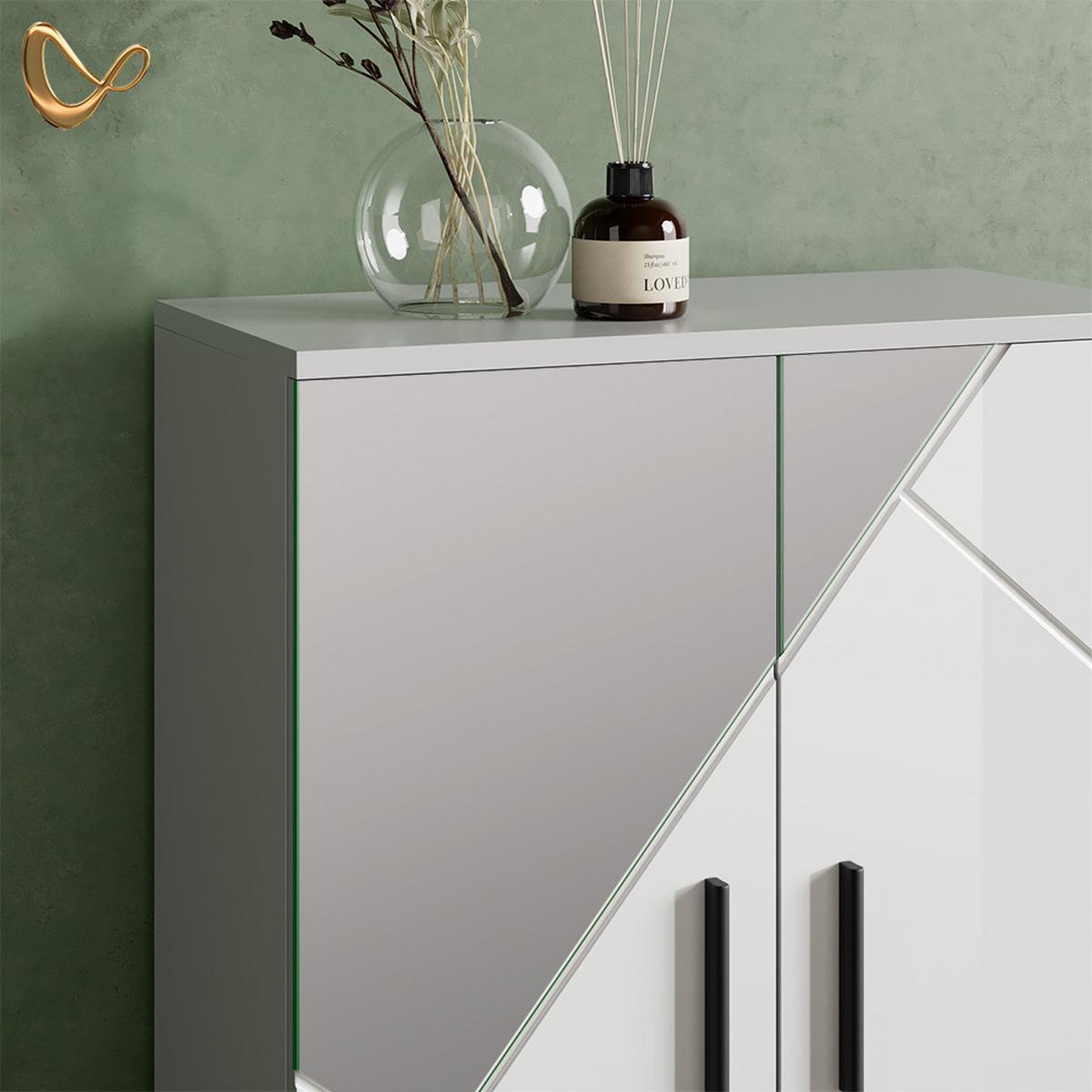 BADMÖBEL-SET Ronco Weiß Hochglanz mit Einsätzen 3 Teile, mit Unterschrank 60 cm - Weiß Hochglanz, Holzwerkstoff (60/60/59cm) - Livinity®