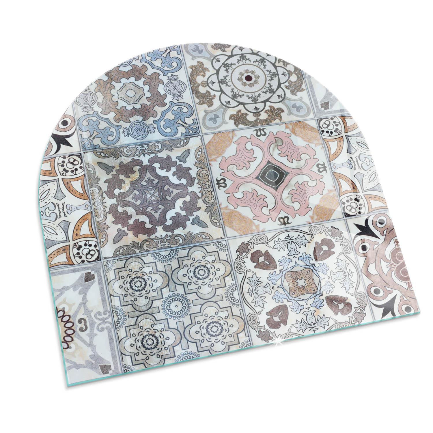 GLASPLATTE für Kamin 100x100 cm - Grau, Glas (100/100/0.4cm) - TULUP