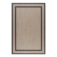 TEPPICH Premium en Vinyle Rechtecke Braun 160x230 cm - Schwarz, Kunststoff (160/230cm) - STORESDECO