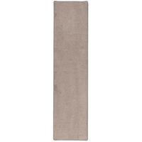 TREND VELOURS LÄUFER TEPPICH JOY - Taupe, Textil (80/240cm) - Snapstyle