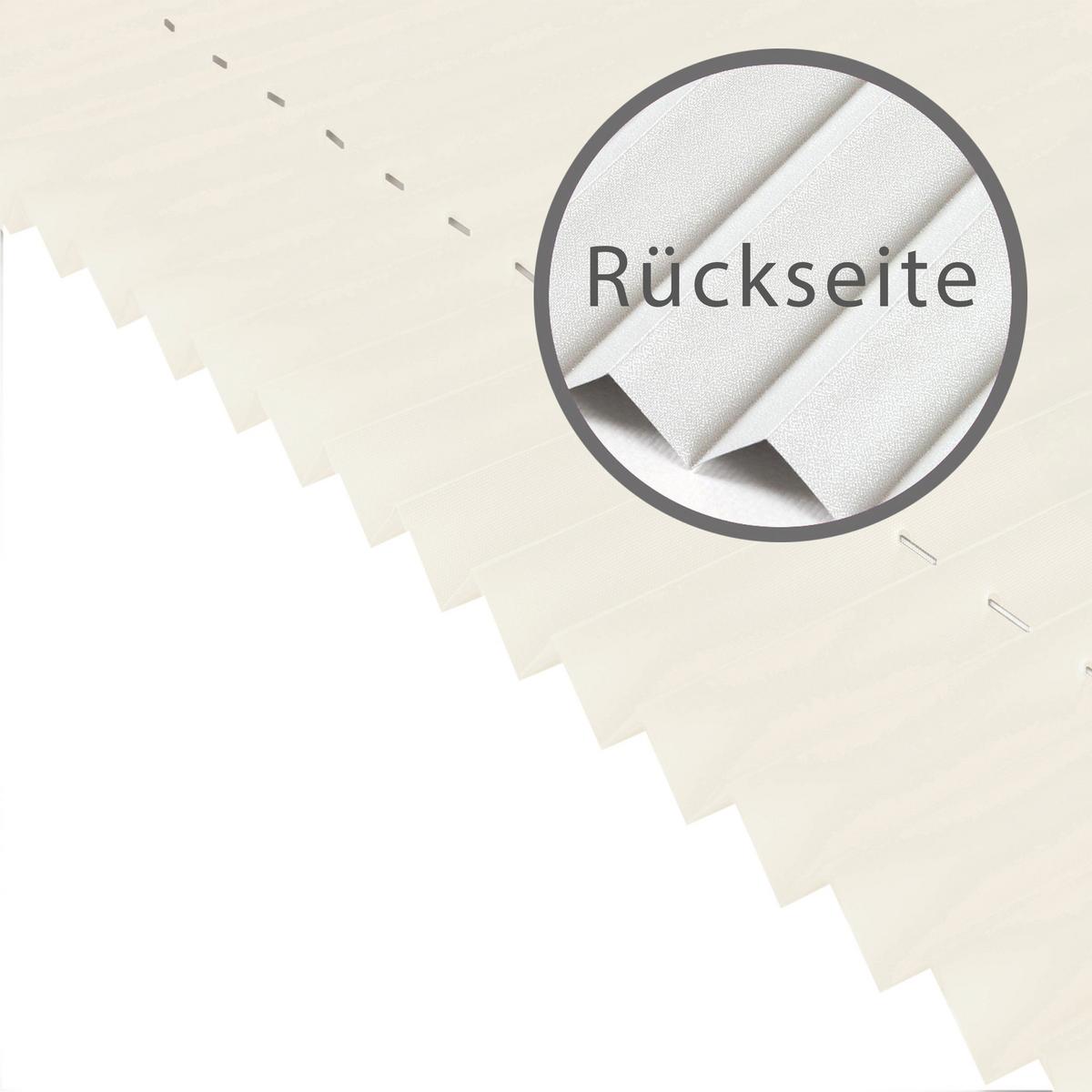 PLISSEE Thermo Basic 75 x 210cm Klemmfix ohne Bohren - Beige, Textil (75/210/210cm) - Deco-Raum