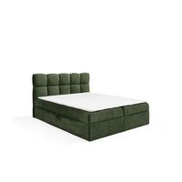 BOXBETT Parozo Prem.. überlänge - Grün, Holzwerkstoff/Textil (180/220cm) - Fun Möbel