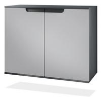 KOMMODE Sylt Hellgrau Seidenmatt - Greige, Holzwerkstoff (92.5/73.5/35cm) - Vladon