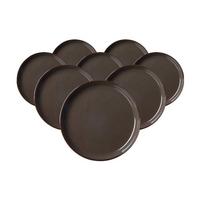 DESSERT-TELLER Visby Dunkelgrau ø 20,5 cm 8er Set - Dunkelgrau, Keramik (20.5cm) - Ritzenhoff Breker