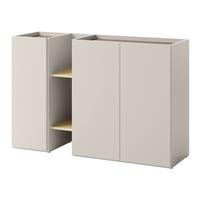 KOMMODE Sigma 3D SG06 - Kaschmir/Trüffeleichefarben, Holzwerkstoff (136/91/42cm) - MIRJAN24