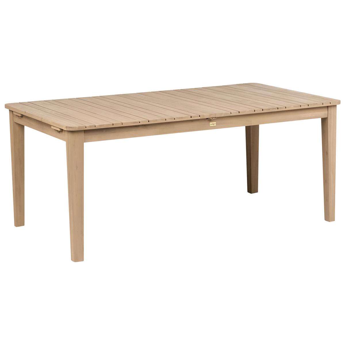 GARTENMÖBEL-SET 10-Sitzer zertifiziertes Akazienholz Hellbraun Toscanella - Hellbraun/Beige, Holz - Beliani