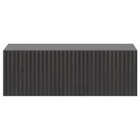 NACHTKONSOLE Nolie Holzoptik Esche Schwarz 50 cm - Schwarz, Holzwerkstoff (50/17/31.6cm) - Selsey