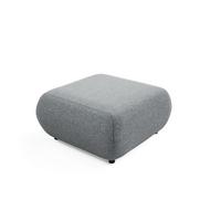 POLSTERHOCKER DELTA Modern Sitzhocker, Fußhocker Grau - Grau, Holzwerkstoff/Kunststoff (88/41/88cm) - MASSENO