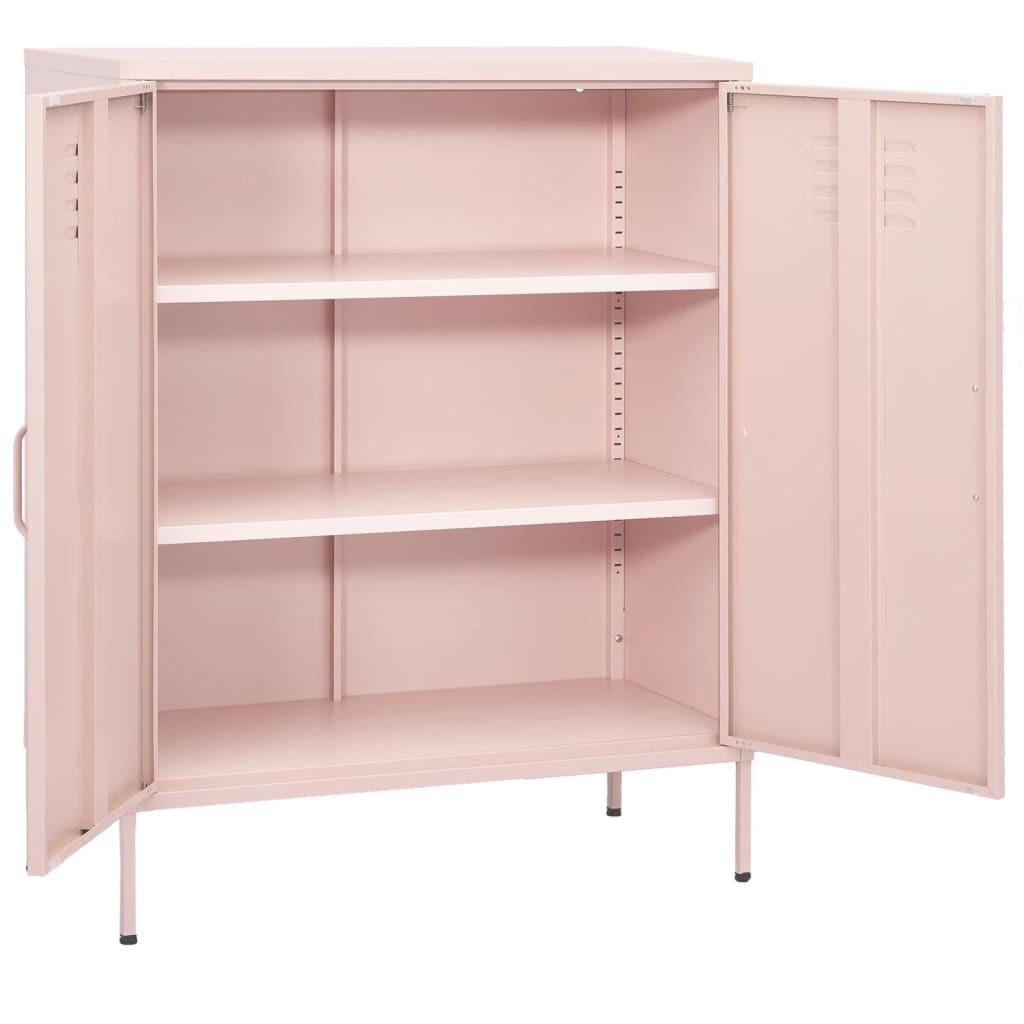 MEHRZWECKSCHRANK Watson 80/35/101.5 cm - Grau, Metall (80/101.5/35cm) - Nettlife