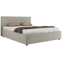 POLSTERBETT PAVO CLASSIC 160/200 - Hellgrau Strukture - Schaum-Matratze - Hellgrau, Textil (160/200cm) - MKS