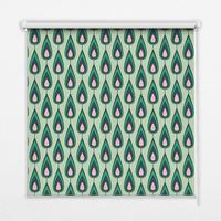 INNENROLLO - Fensterrollo - Rollo - 120x140 cm - Gezeichnete Avocado - Grün, Kunststoff (120/140/0.5cm) - TULUP