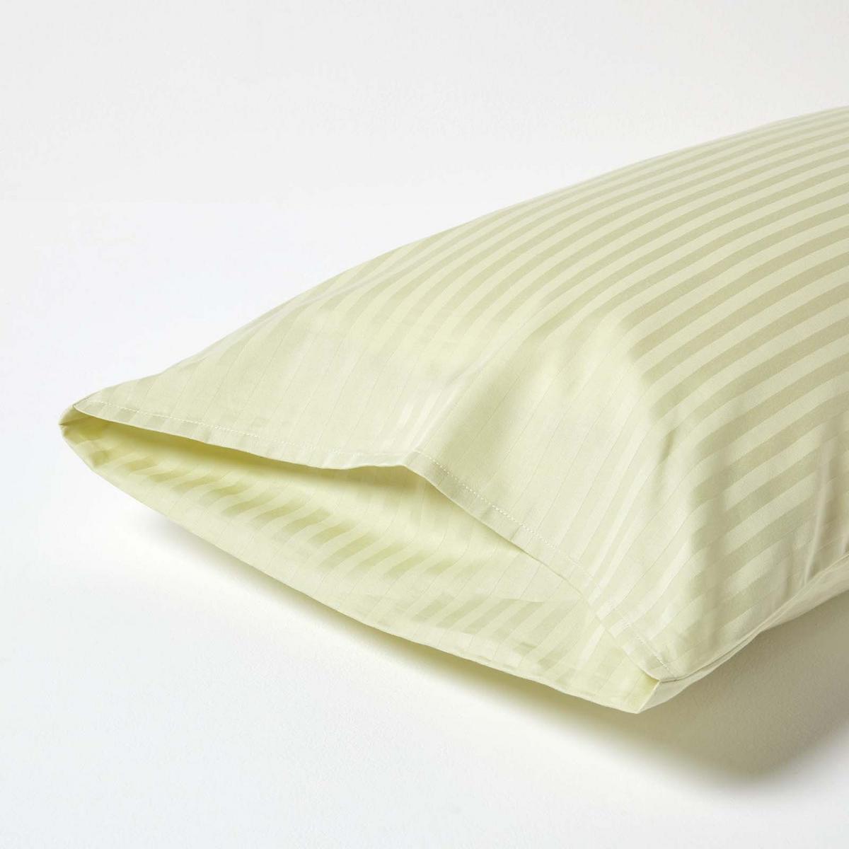 KISSENBEZUG Damast, Ägyptische Baumwolle, Fadendichte 330 - Grün, Textil (50/90cm) - Homescapes