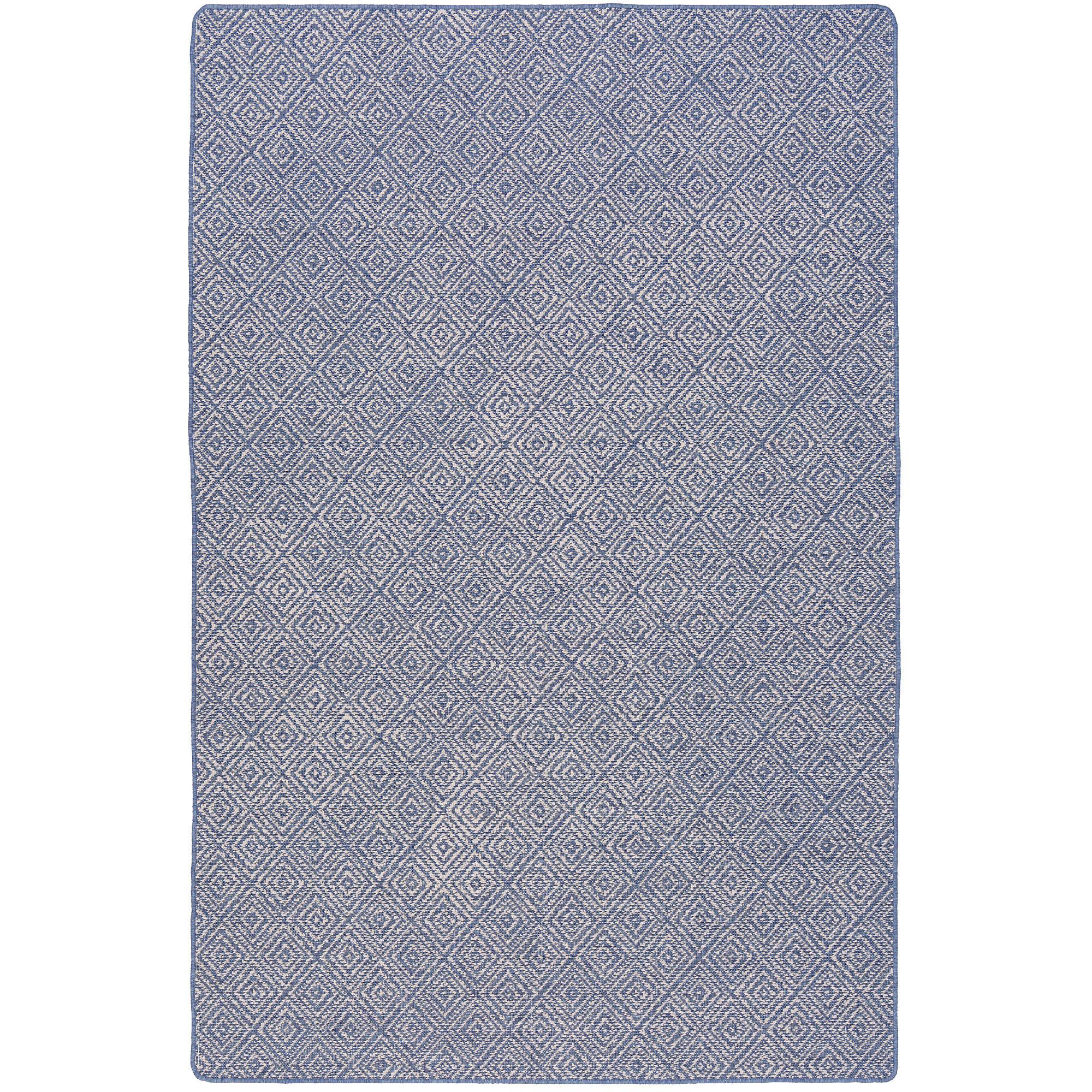 IN- UND OUTDOOR TEPPICH BEIDSEITIG NEWPORT MODERN - Blau, Textil (100/200cm) - Snapstyle