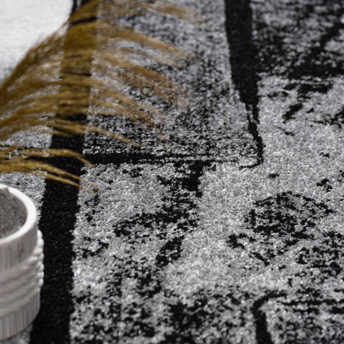 KURZFLORTEPPICH, geometrisch, Grau, 160 x 230 cm - Grau, Textil (230/160cm) - KADIMA DESIGN