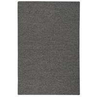 SISAL-OPTIK DESIGNER FLACHGEWEBE TEPPICH PURE MELIERT - Anthrazit, Textil (133/133cm) - Snapstyle