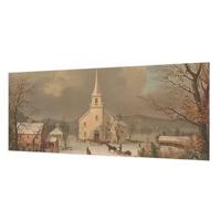 FOTOTAPETE 250x104 cm - Winterlandschaft - Braun, Textil (250/104cm) - Wallfluent