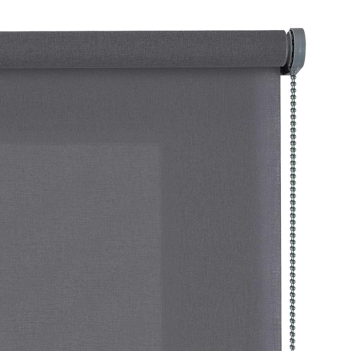 ROLLO | Deco Grau, 200 cm x 250 cm - Grau, Kunststoff (200/250cm) - STORESDECO