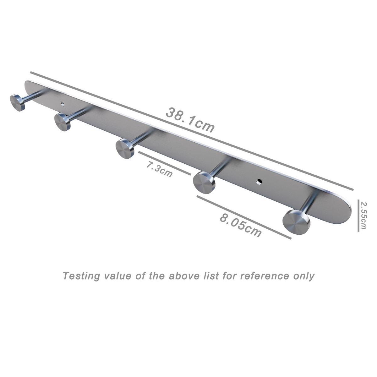 GARDEROBENLEISTE 38.1/2.55/2.55 cm - Silberfarben, Metall (2.55/2.55/38.1cm) - Intirilife